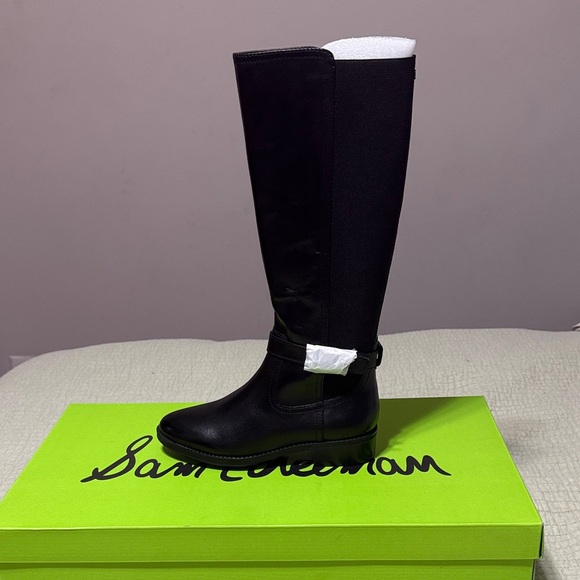 Sam Edelman Shoes - NWT Sam Edelman Black Perin Round Toe Boots